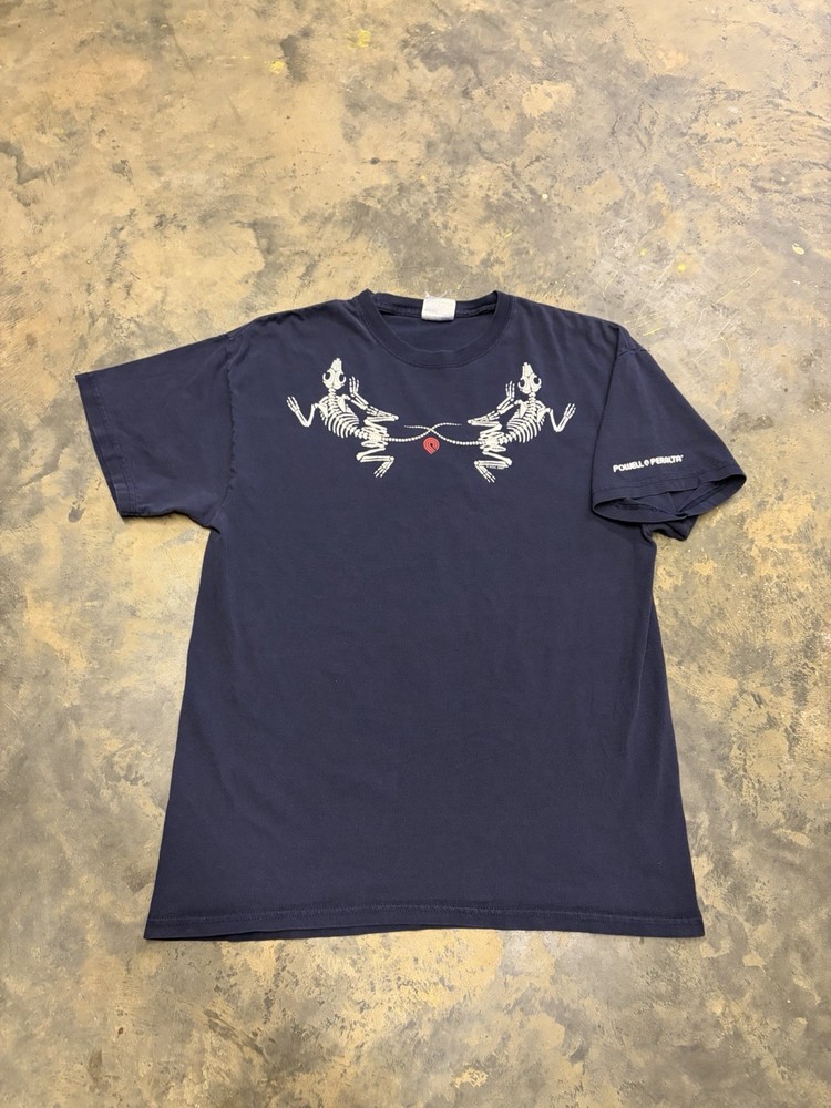 Vintage Powell Peralta Lizard Bone Skate Skateboard Bones Brigade T Shirt L