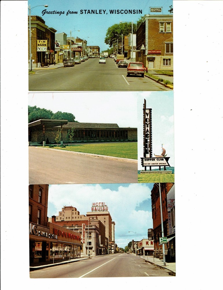 3 Card Wisconsin Lot, Reedsburg Supper, Stanley St, Wausaw St!