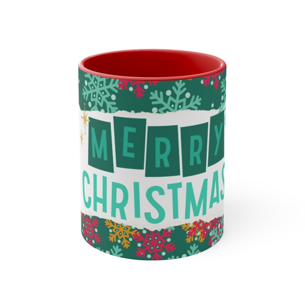 Christmas Gift Idea Accent Coffee Mug, 11oz