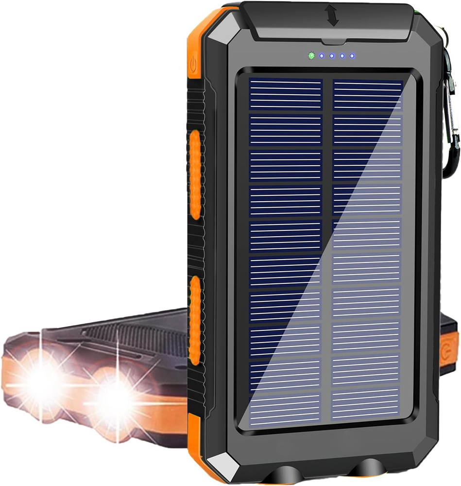 Solar Charger, 38800Mah Portable Solar Power Bank for All Cellphones