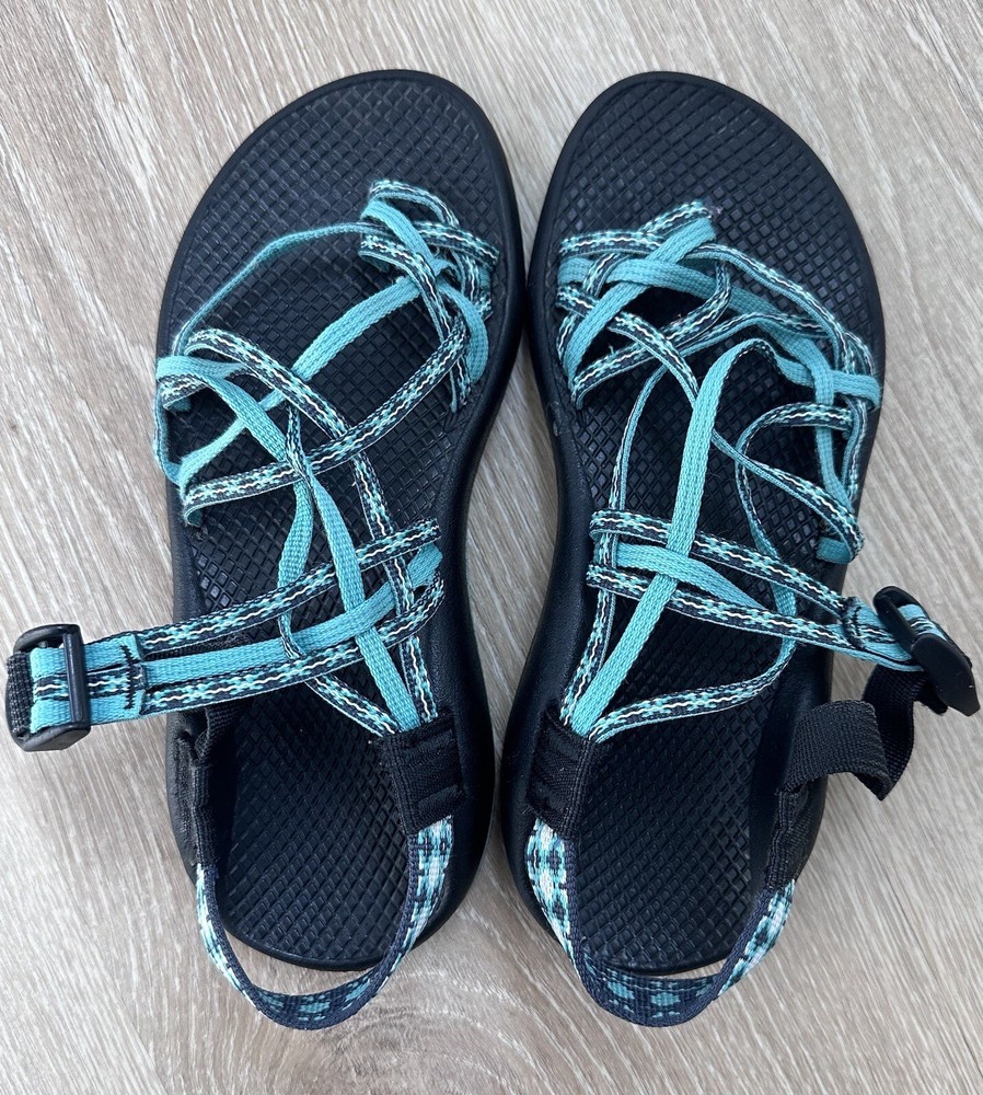 Chaco ZX3 Classic Chukwalla Aqua Hiking Sandals Size 7