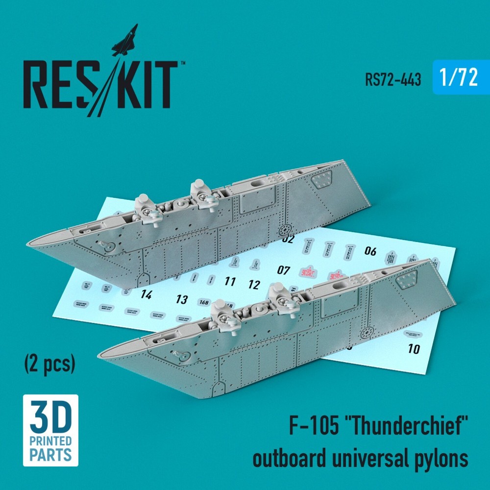 ResKit RS72-0443 Scale 1:72 F-105 