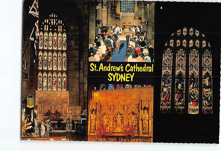 Postcard St. Andrew's Cathedral Sydney Australia