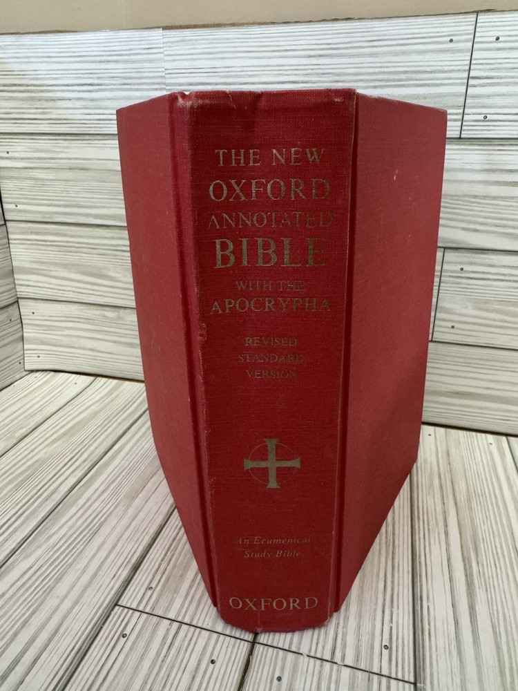 New Oxford Annotated Bible Apocrypha RSV 1973 HC Study Bible