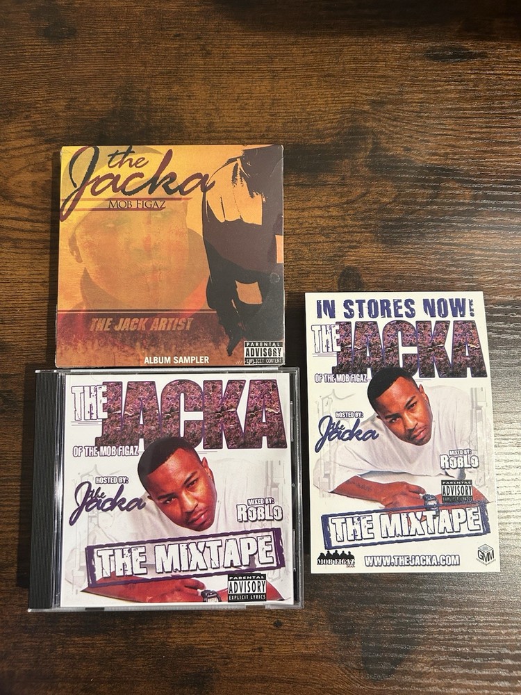The Jacka The Mixtape CD RARE  with sealed Jack artist, sampler and promo card ￼