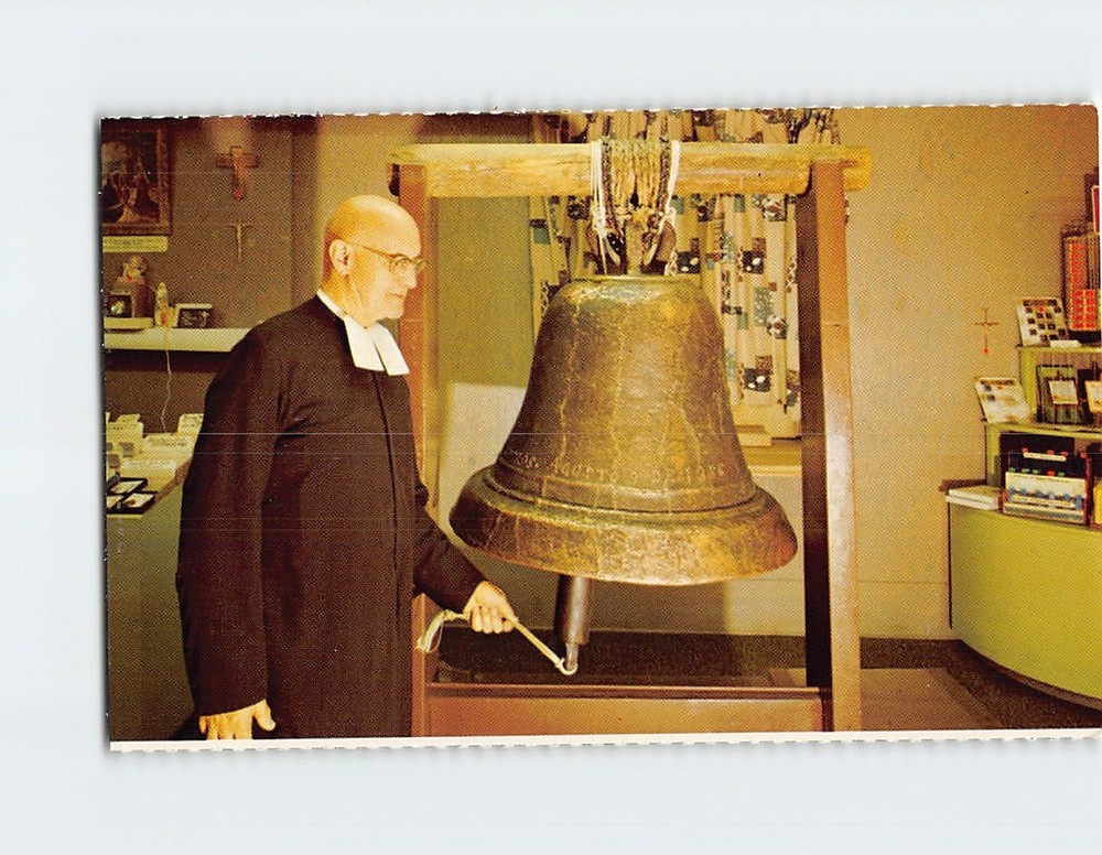 Postcard Oldest Bell in USA San Miguel Mission Santa Fe NM USA