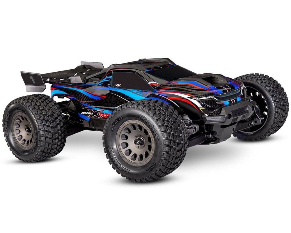 Traxxas Mini XRT® Brushless 1/16 4WD RTR Monster Truck (Blue) [TRA108076-1-BLUE]w/TQi 2.4GHz Radio, Battery & USB-C Charger