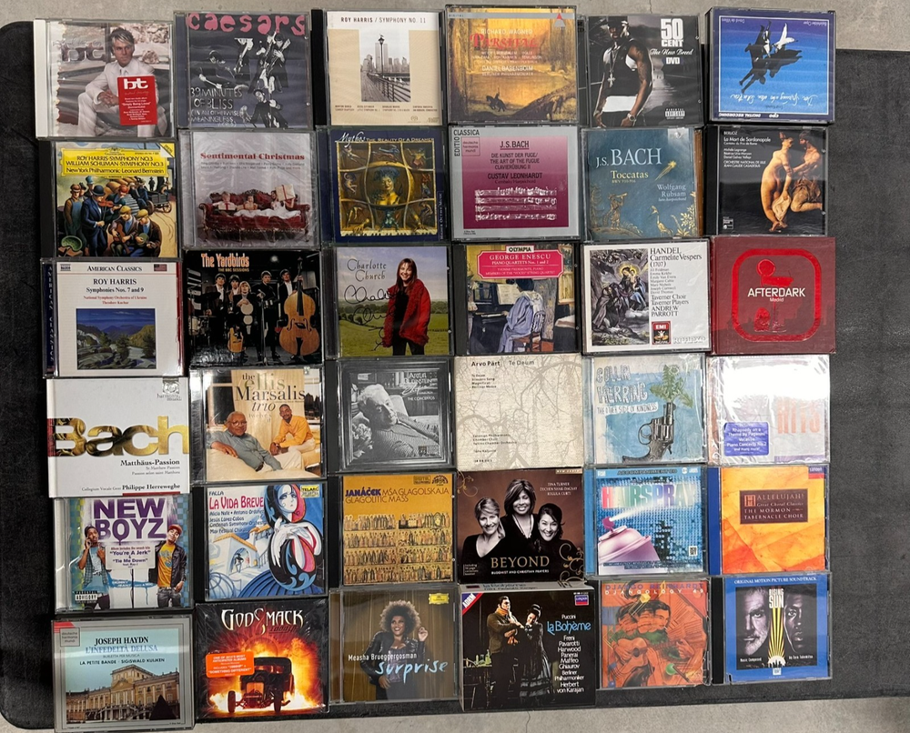 Massive CD/DVD Collection - 100 Discs - Classical, Opera, Jazz, Pop - AS-IS