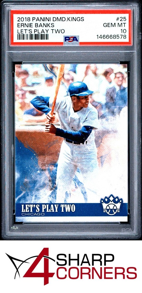 2018 Panini Diamond Kings Let's Play Two #25 Ernie Banks Hof Pop 1 Psa 10Over 20 years of trusted service on eBay. Shop today!