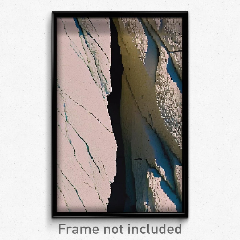 Pixel Art Poster - Cultured Crack (8 Bit Psychedelic Trippy Video Game Print)