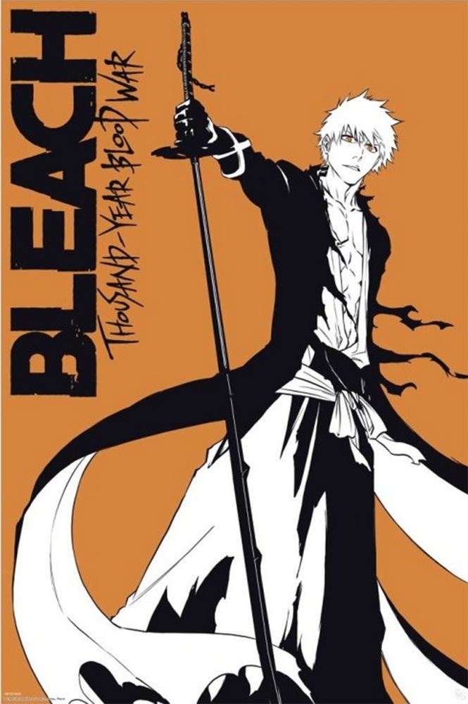 Poster Studio B - Bleach Ichigo TYBW Stand Anime Manga Cartoon 24x36