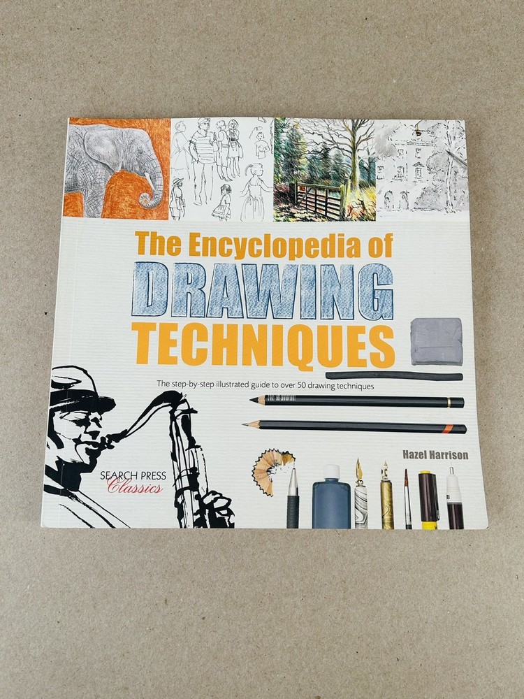 Hazel Harrison The Encyclopedia of Drawing Techniques Art Book Learn Skitch Art