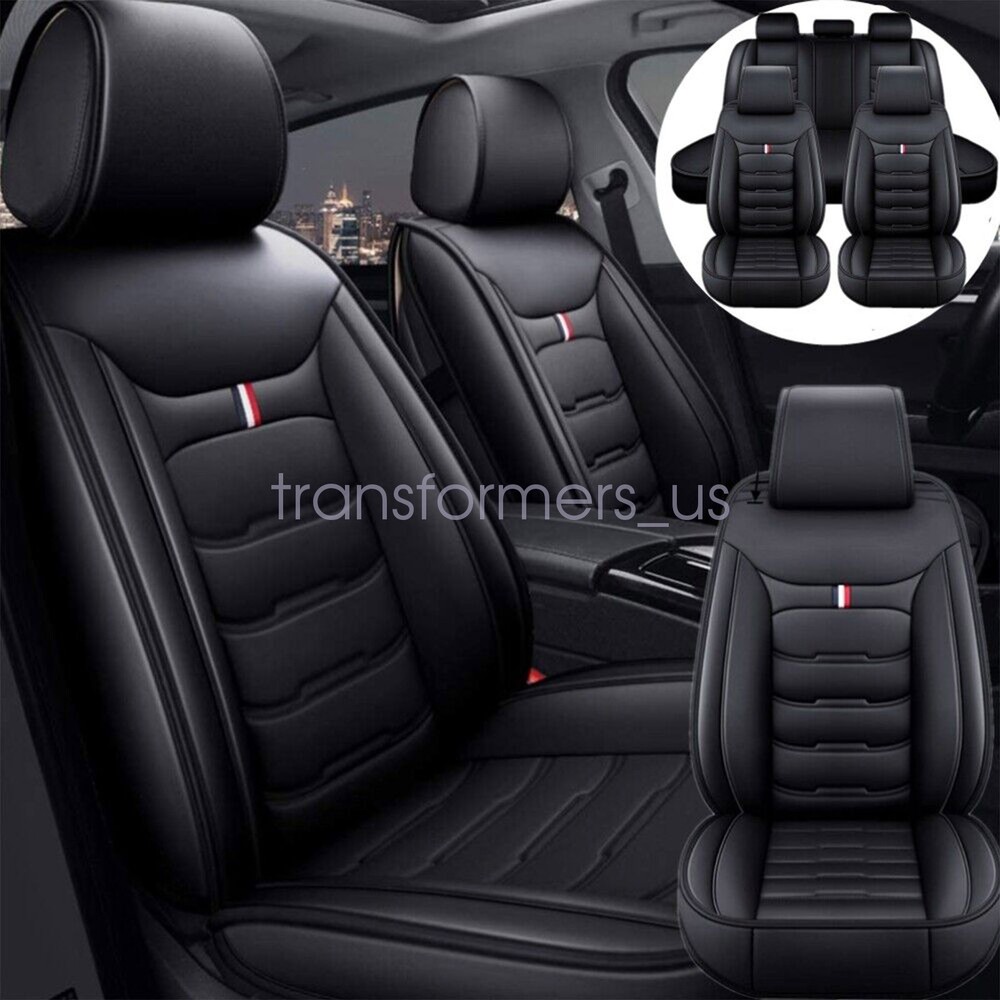 For Volkswagen Car 5-Seat Covers Full Set Leather Waterproof Cushion Protector