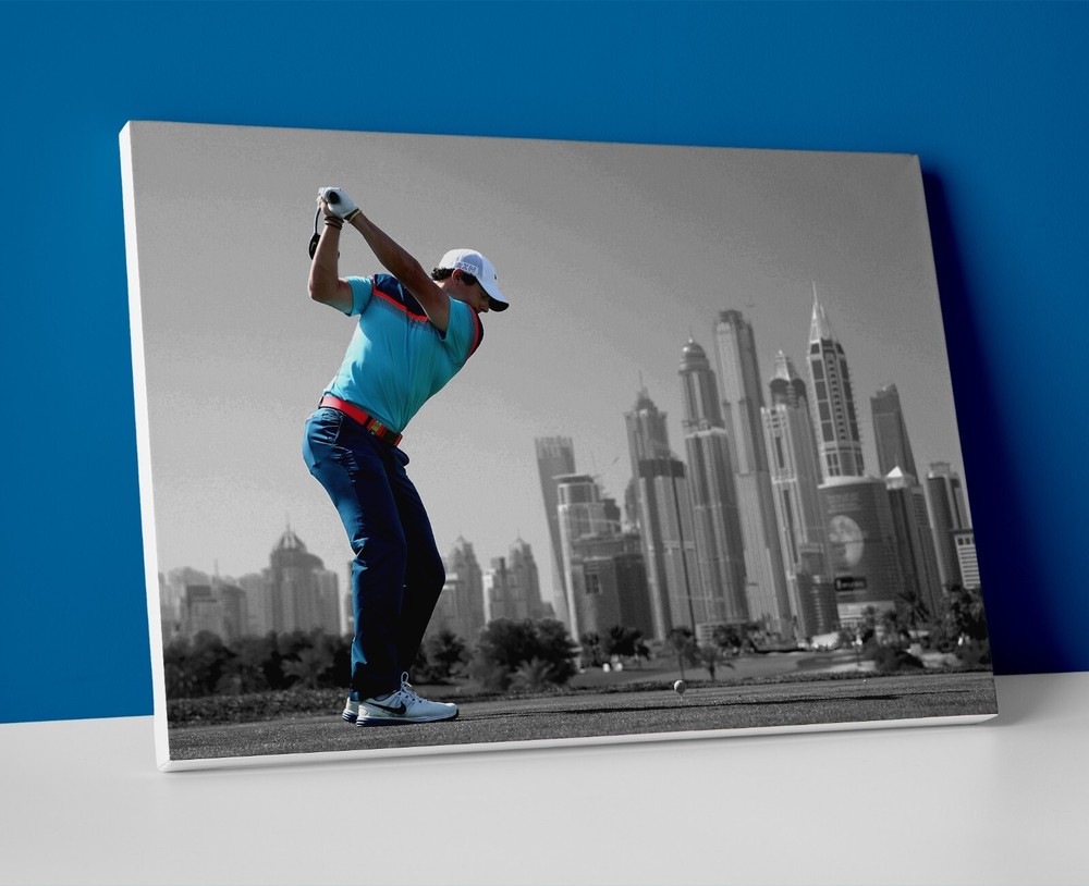 Rory McIlroy Golf Poster or Canvas
