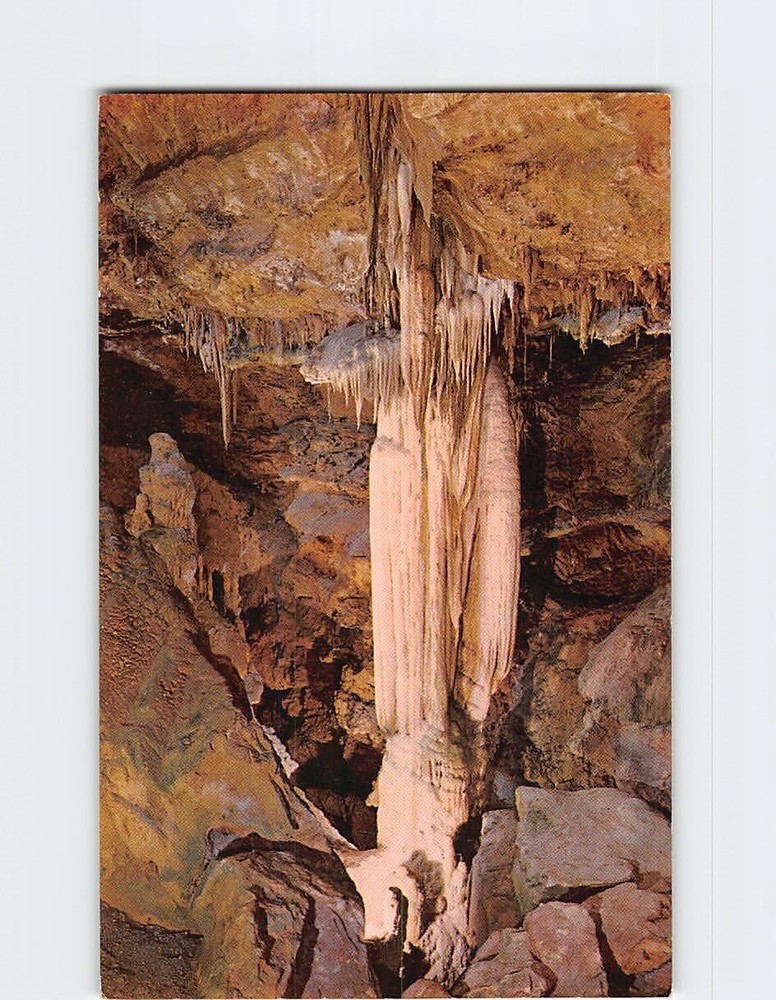 Postcard Specter Column Luray Caverns Virginia USA North America