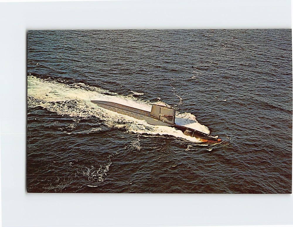 Postcard USS George Washington Groton Connecticut USA