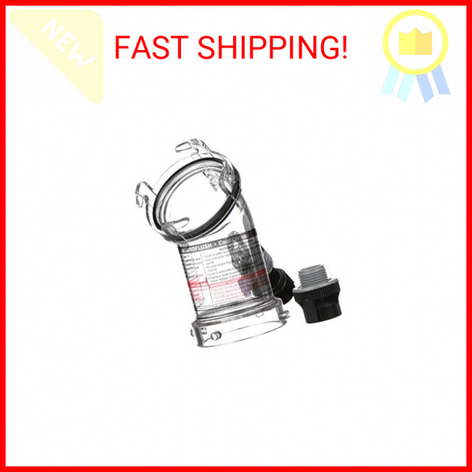 Valterra 45 Degree Hydroflush RV Attachment with Removable Anti-Siphon Valve