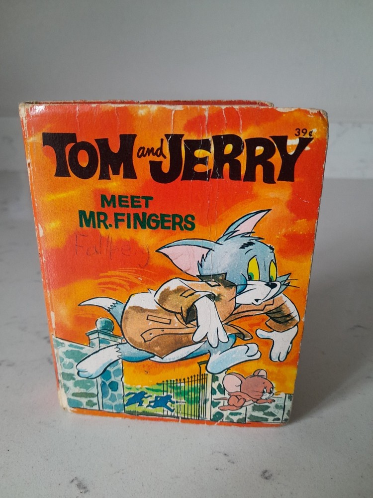 TOM AND JERRY Meet Mr. Fingers 1967 Big Little Book #2006 BLB #6 Whitman Vintage