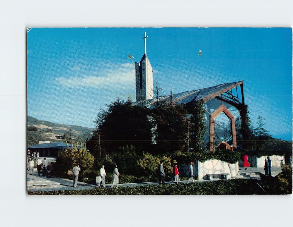 Postcard Wayfarer's Chapel Rancho Palos Verdes California
