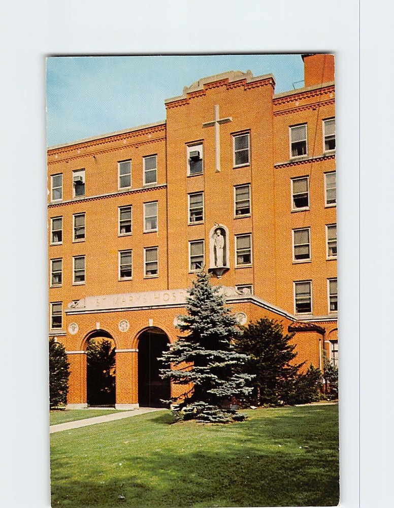 Postcard St. Mary's Hospital Clarksburg West Virginia USA