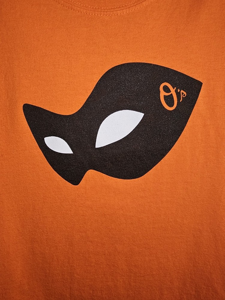 Baltimore Orioles Nate McLouth Xl Mens Orange Graphic Logo Tshirt MLB