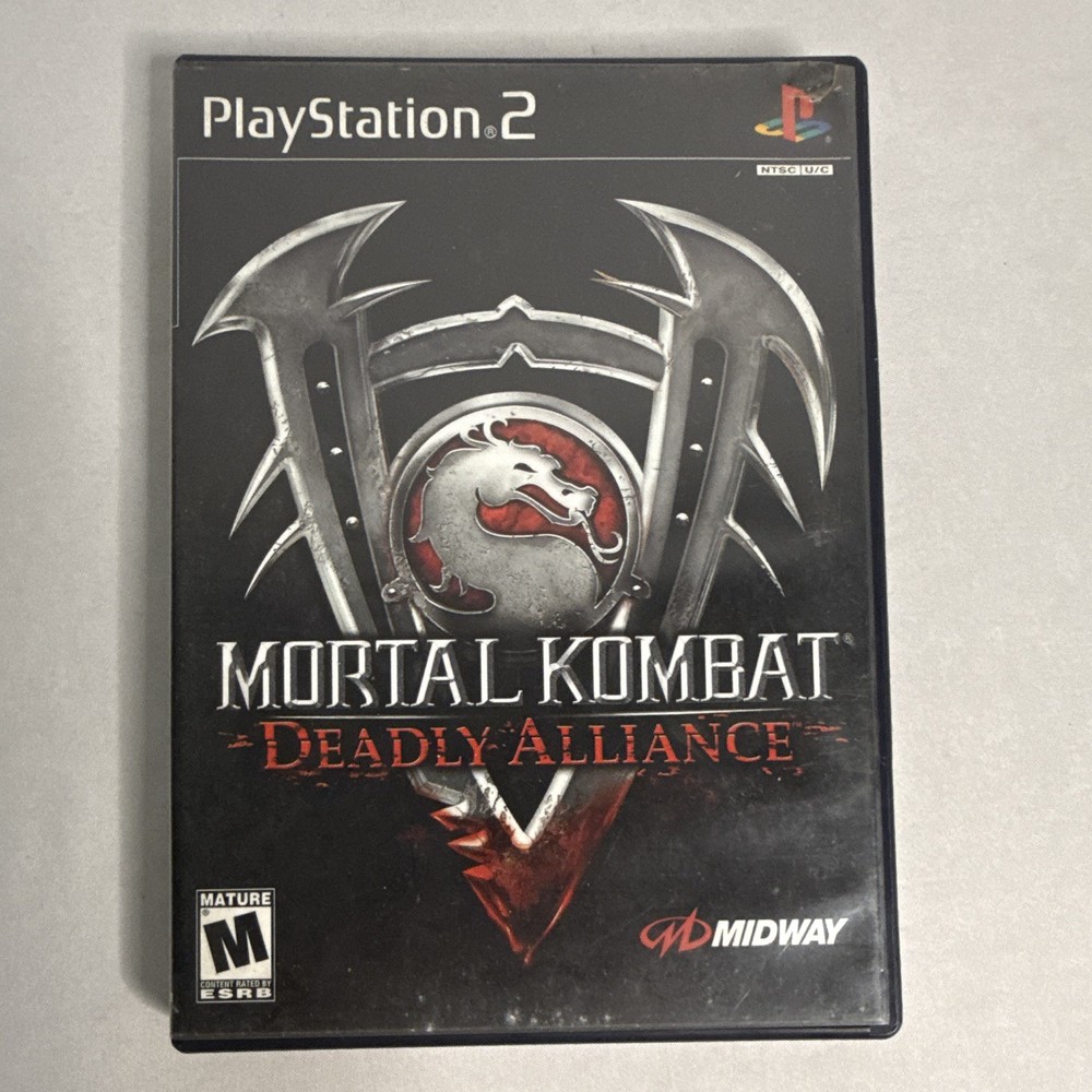 Mortal Kombat: Deadly Alliance (PS2, 2002) NTSC-U/C With Manual