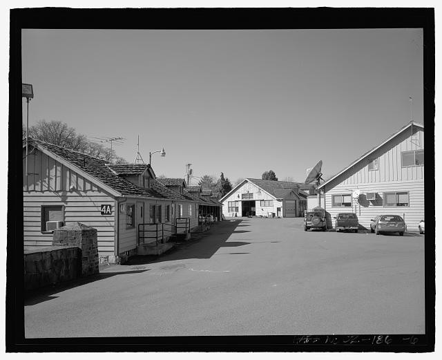 General Perspective View Of The Complex, View Looking West At The Motorpool,