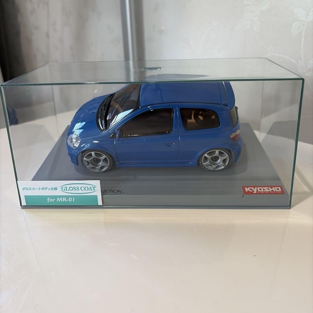 Kyosho Mini-Z Auto Scale Toyota Vitz RS Metallic Blue ASC Gloss Coat Body