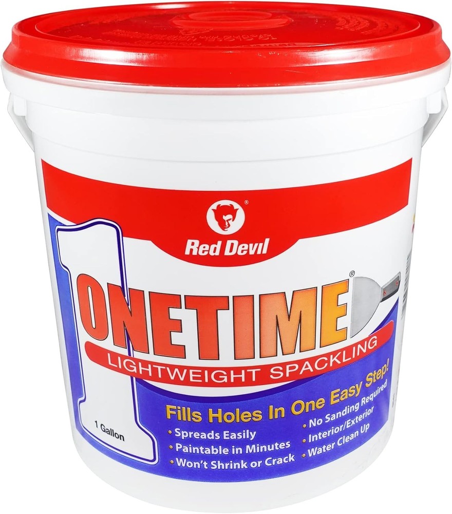 ONETIME Lightweight Spackle Wall Repair, Spackling for Holes Drywall, 1 Gallo...
