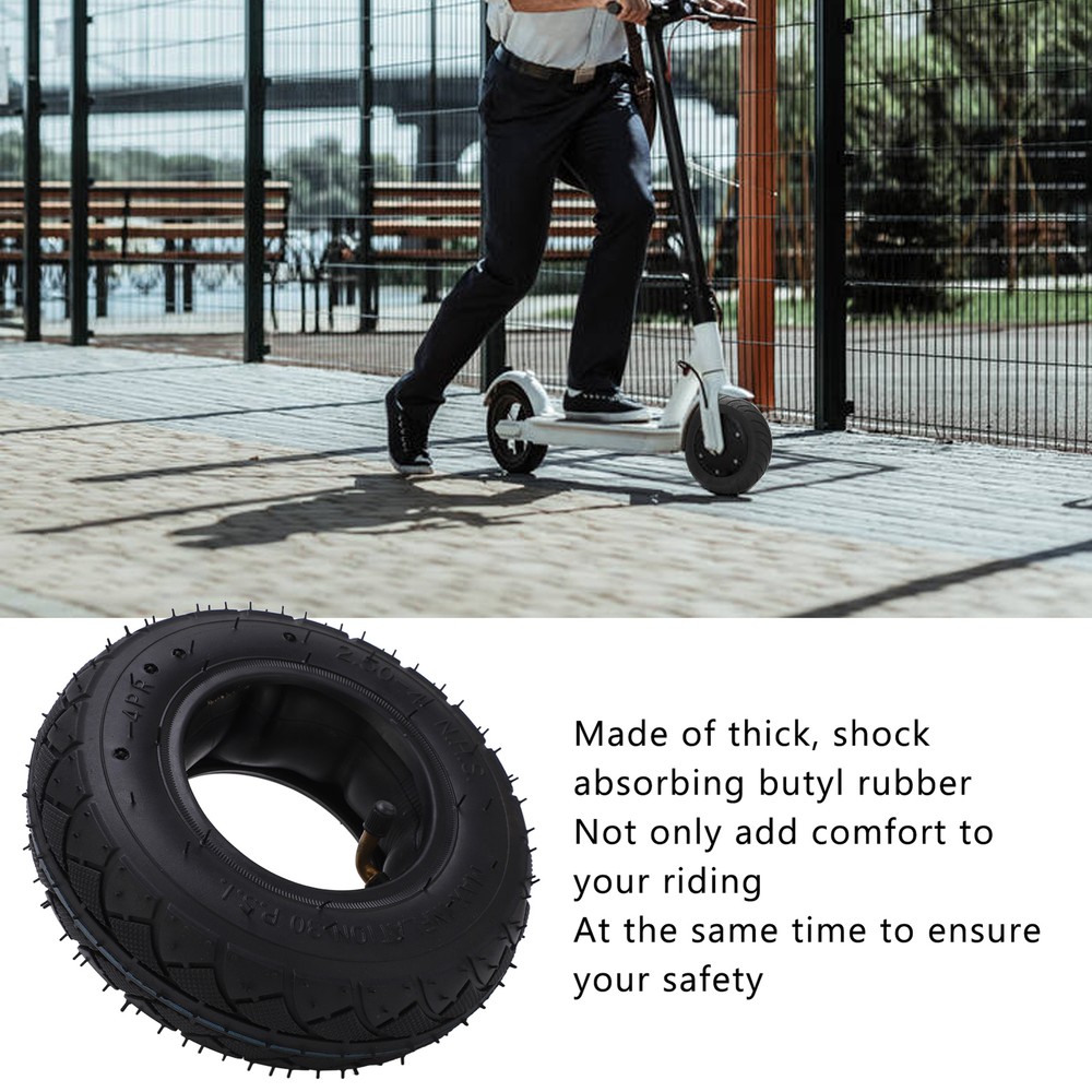 2.50‑4 Tire And Inner Tube Set Rubber Inner Outer Tyre Replacement FD