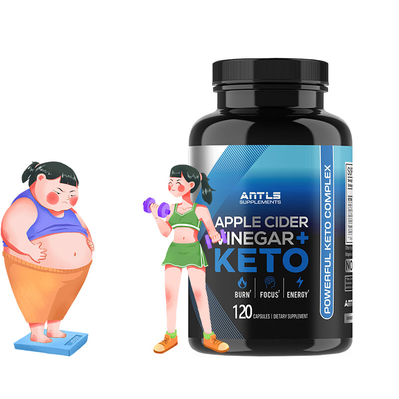 Cápsulas de vinagre de sidra de manzana 120ct para bajar de peso limpieza desintoxicación