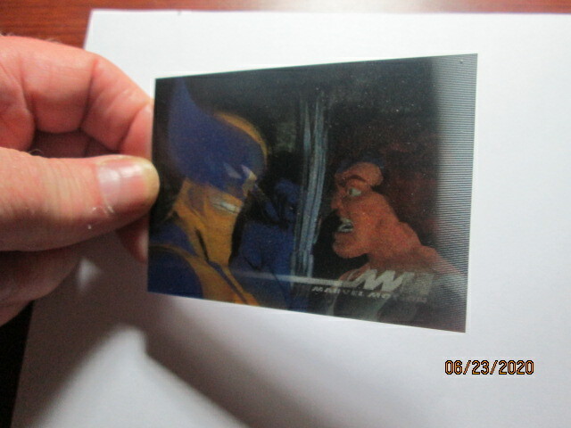 1996 Marvel Motion - Base Card - ( 29 ) Logan - Wolverine