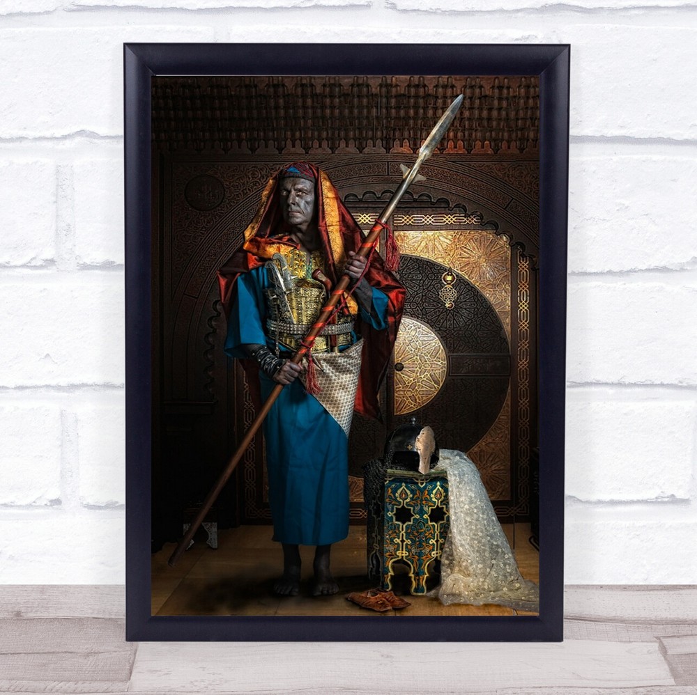 The Guard Warrior Armour Man Guardian Fantasy Canada Soldier Wall Art Print