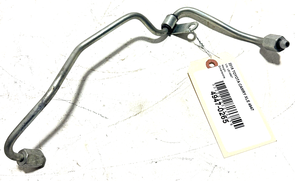 2018 - 2023 TOYOTA CAMRY 2.5L ENGINE FUEL INJECTION SYSTEM HOSE TUBE PIPE OEM