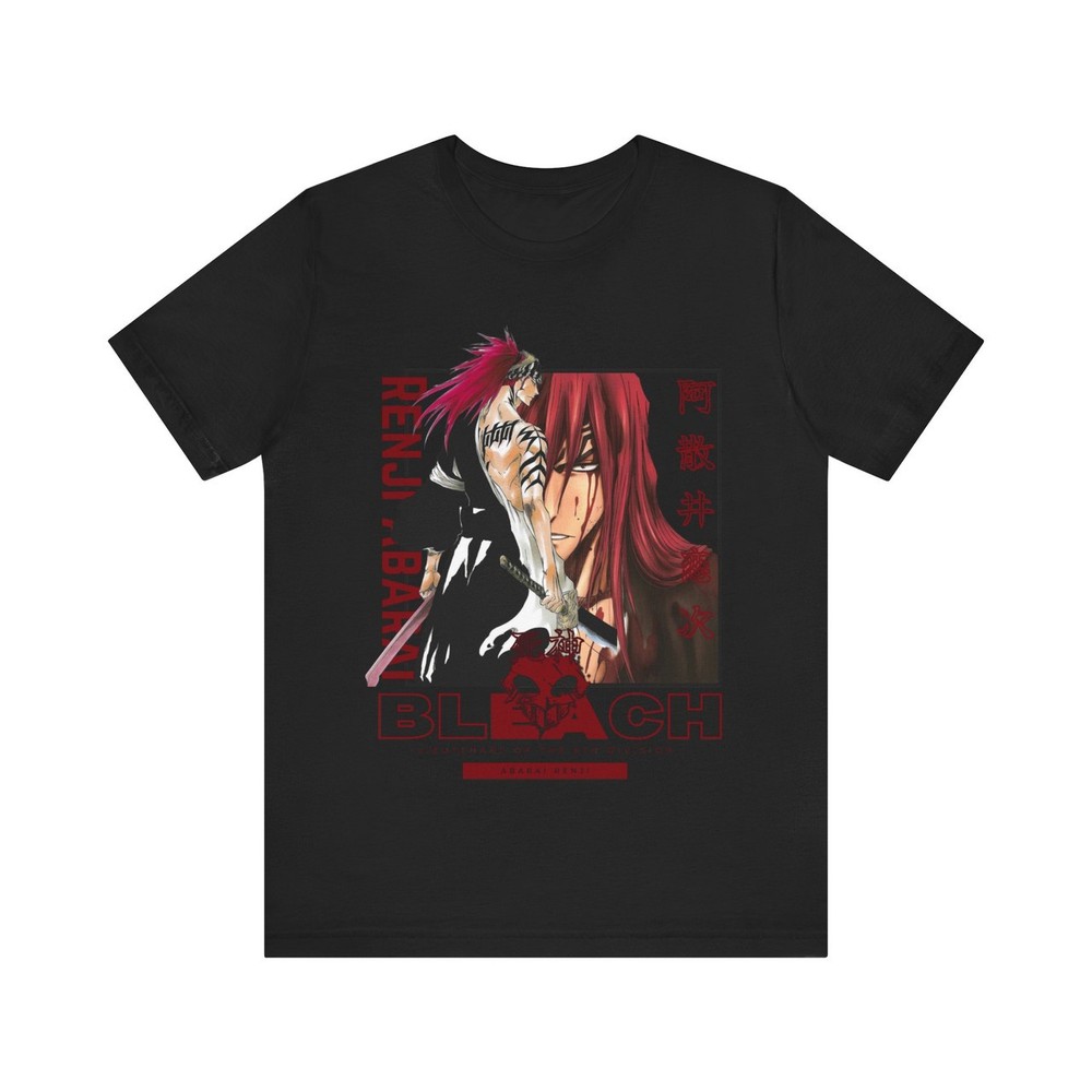 Anime Bleach Renji  T-Shirt Size S-5XL, Gift To Friends