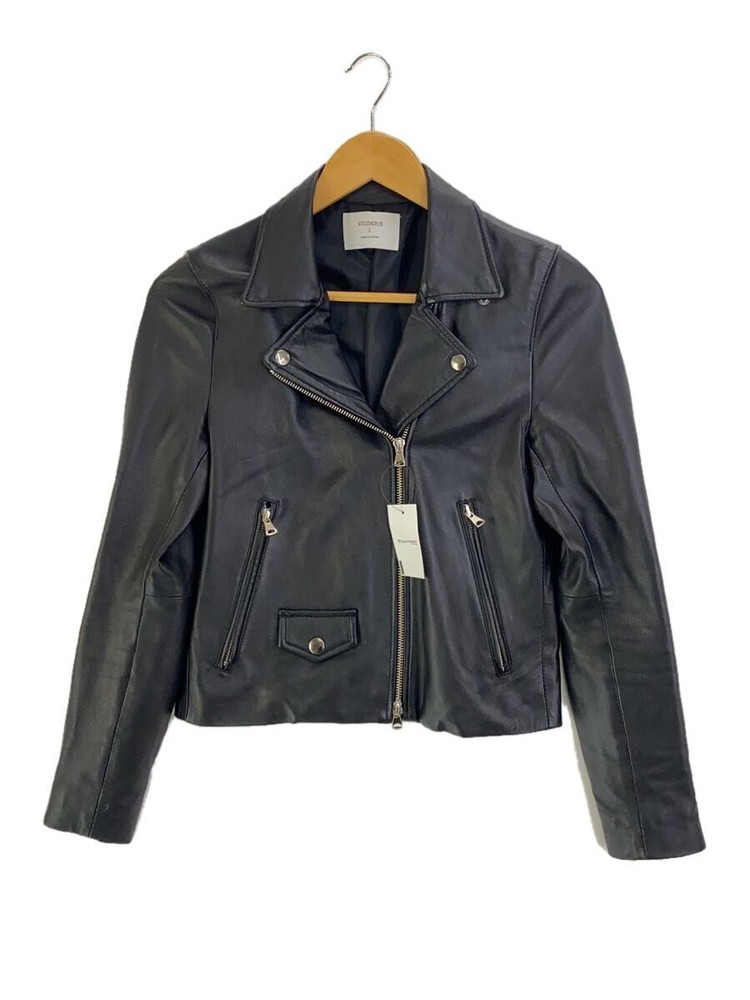 Studious Leather Jacket Blouson/1/Sheep Leather/Blk/207052002 3498