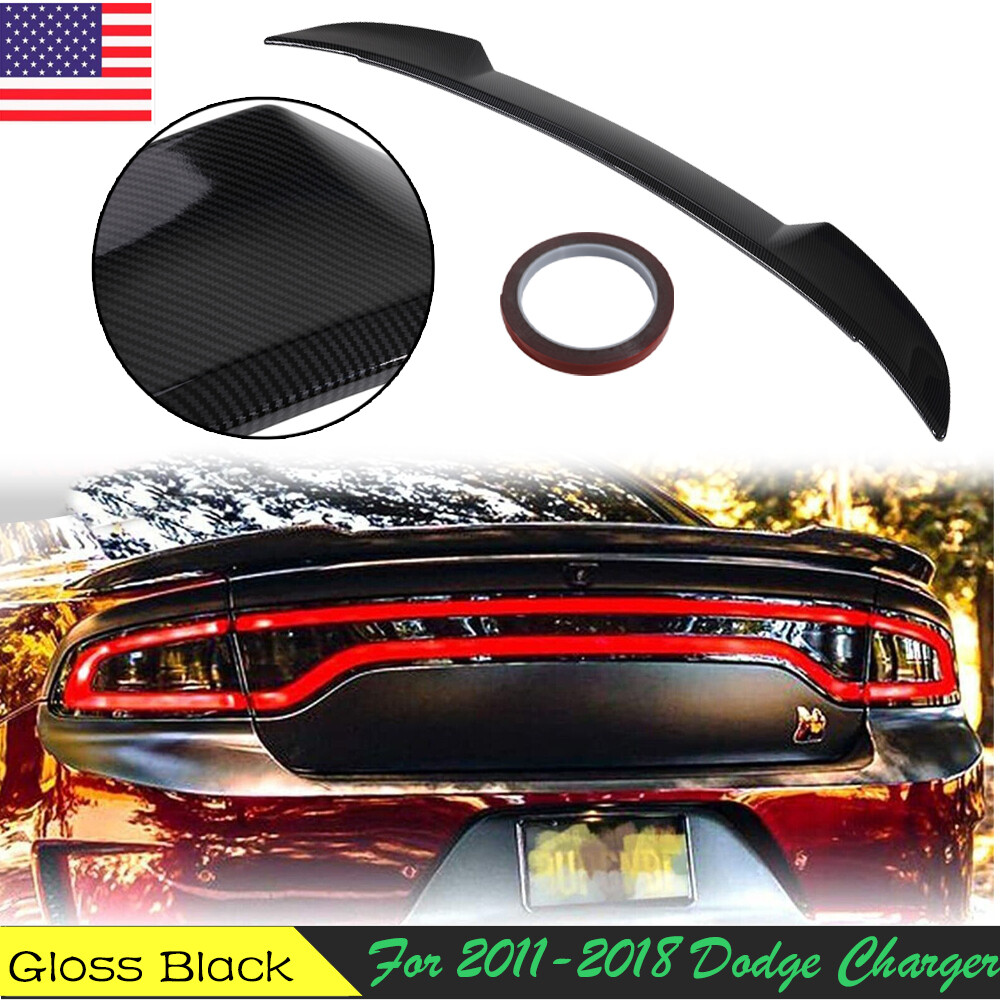For 11-18 Dodge Charger R/T 392 Sedan 4-Door Spoiler Wing Carbon Fiber Style