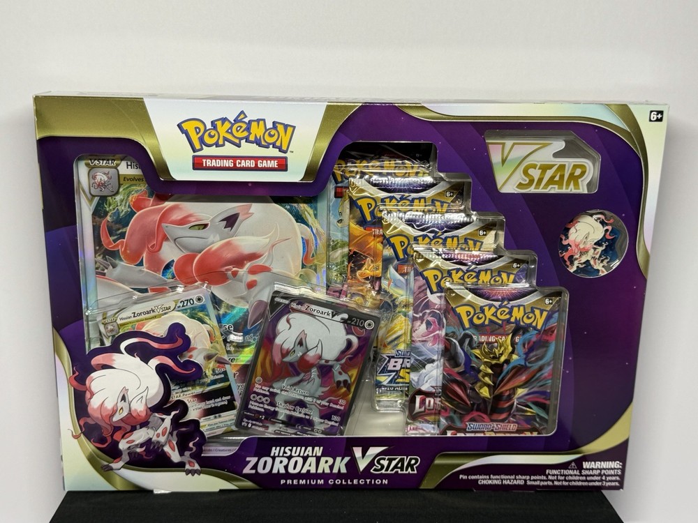 Pokemon TCG Hisuian Zoroark VSTAR Premium Collection Box New Sealed