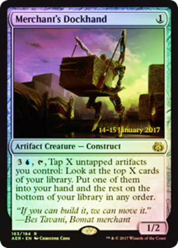Pre-Release Promos - Merchant's Dockhand - Foil - Prerelease Promo
