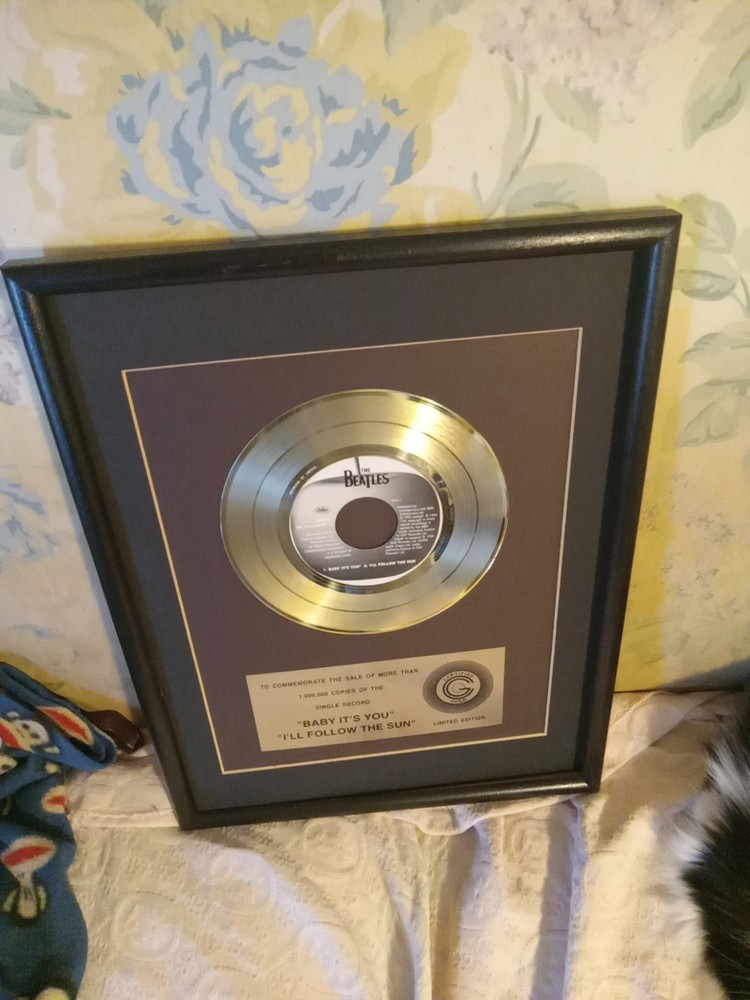 Beatles  Gold Record Award  Apple 45