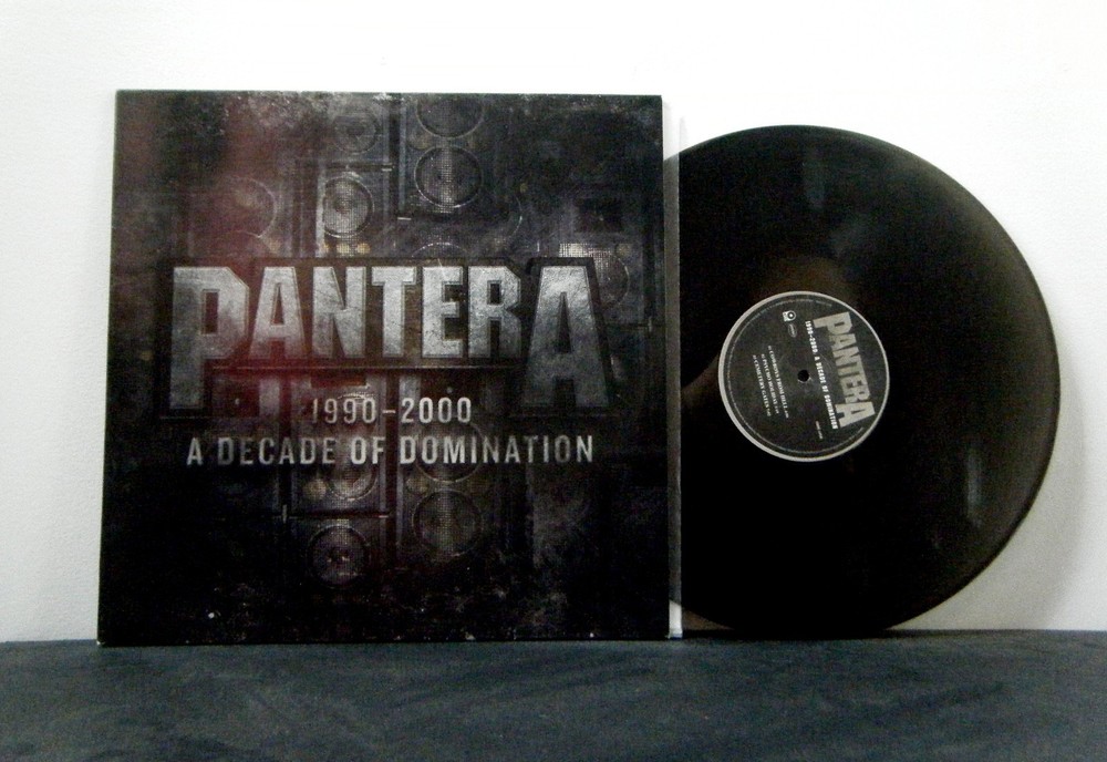 PANTERA Dbl LP 1990_2000 A Decade of Domination Rhino  Color Etched vinyl