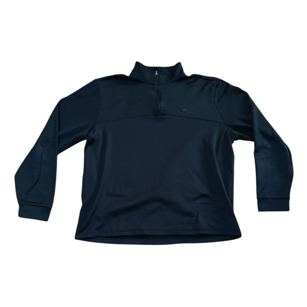 Under Armour  Black 1/4 Zip Pullover Size XL