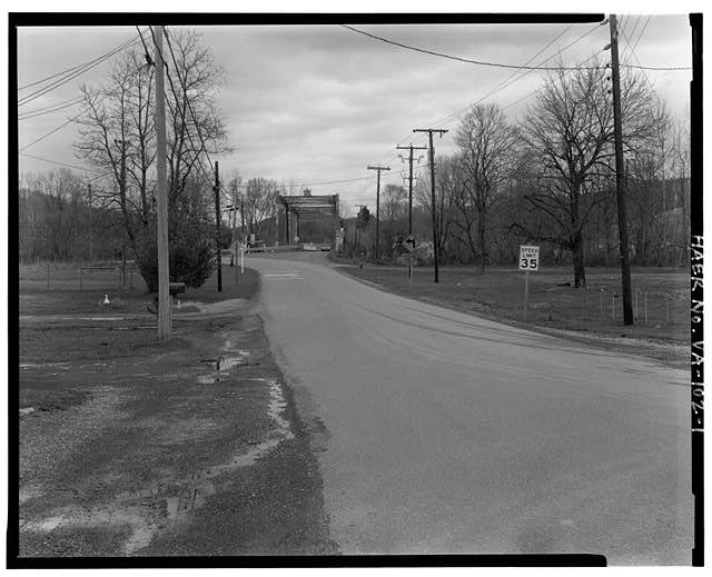 Photo:1. GENERAL VIEW CONTEXT, LOOKING NORTHEAST - Goshen Bridge, Spanning