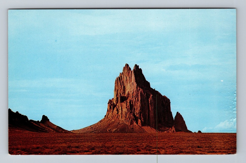 Shiprock NM-New Mexico Flat Horizon Vintage Postcard