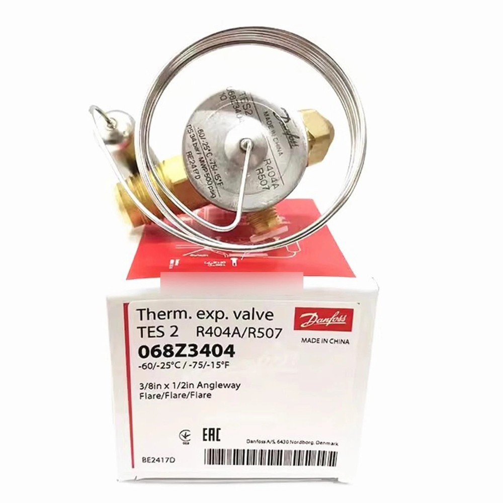 1PC-Danfoss 068Z3404 Thermostatic expansion valve, TE2, R404A/R507A- Brand New