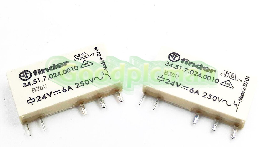 Finder 34.51.7.024.0010 General Purpose Relay 6A 250VAC 5 Pins