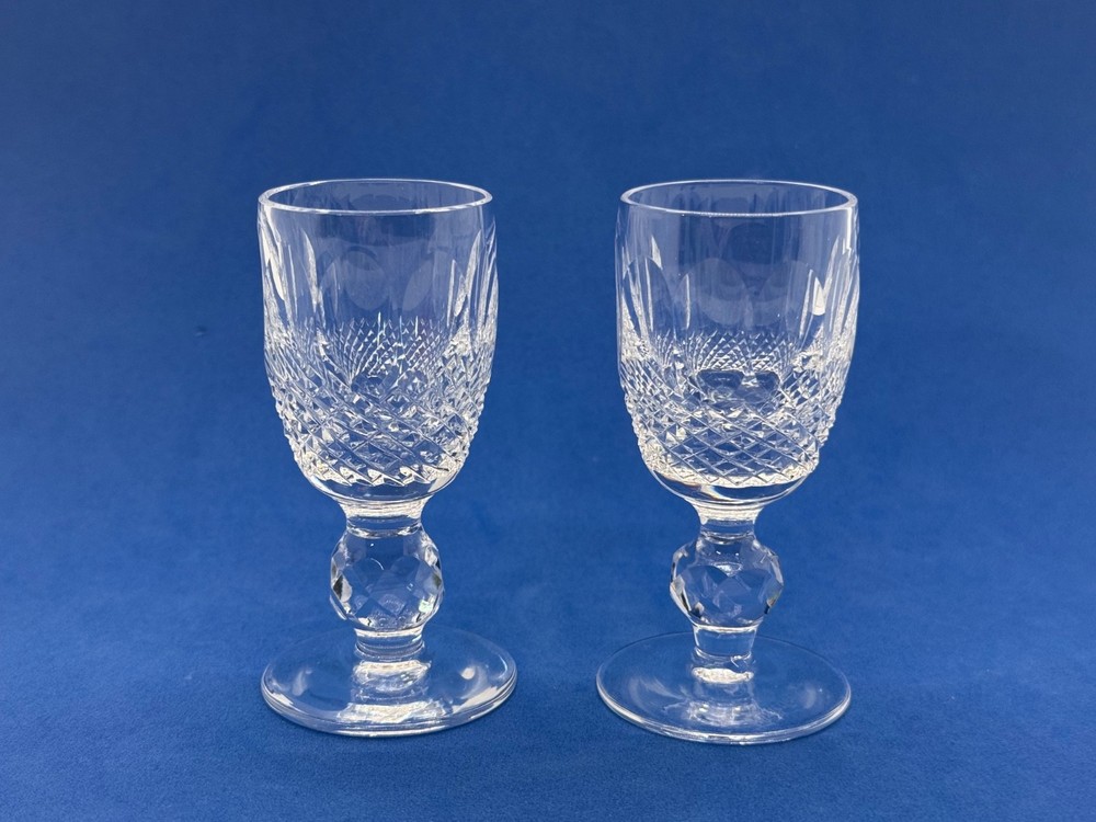 Waterford Crystal Colleen Short Stem Cordial Glasses 3 1/4