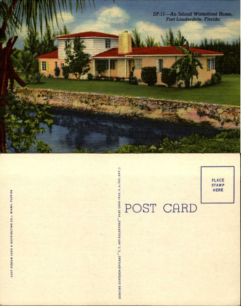 Island waterfront home house Fort Lauderdale FL linen unused