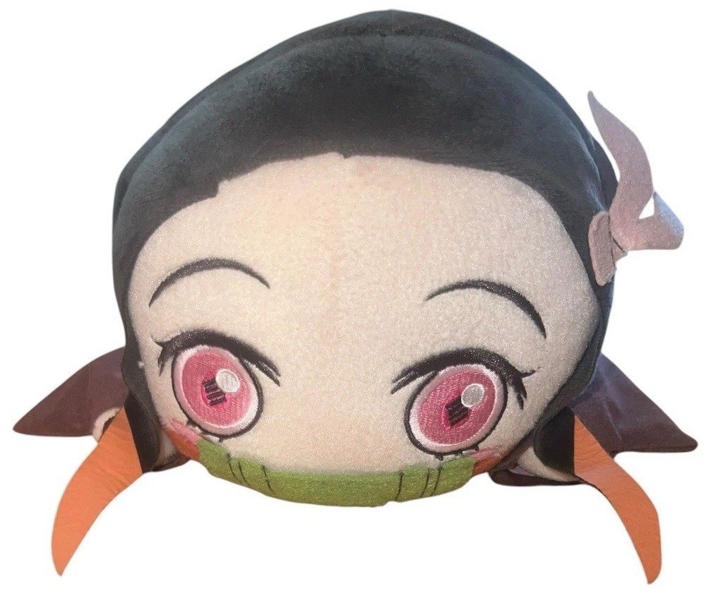 Sega Demon Slayer Anime Nesoberi Lying Down Plush Toy Doll SG95561 Nezuko Normal