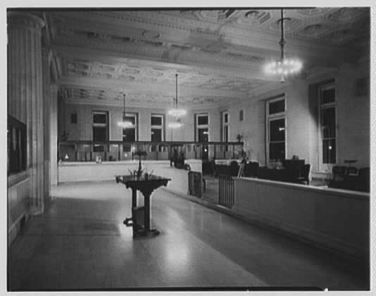 Photo:First National City Bank, 42nd St. and Madison Ave. Interior VIII